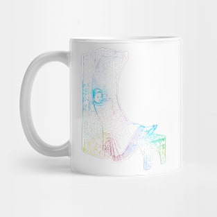 Reading Nook in Rainbow Mug